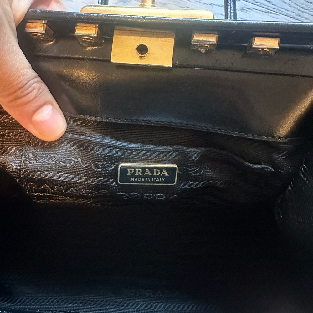 PRADA VTG Mini Madras Cerniera Doctor Bag - Picture 10 of 12